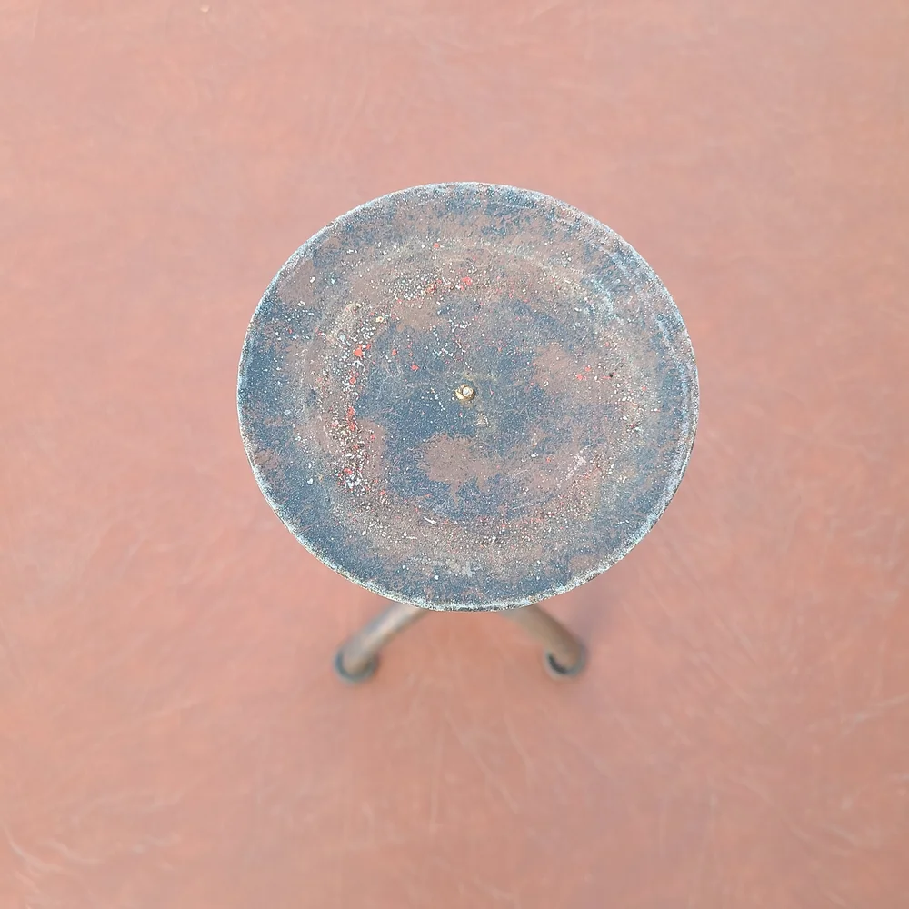 wrought‎ iron candle holder rustic finish unique glass accent